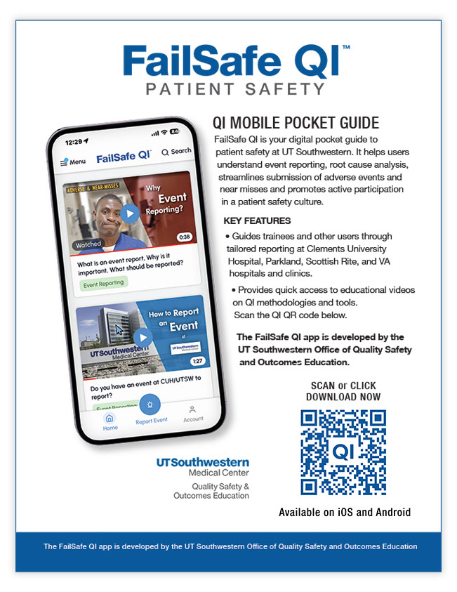 FailSafe QI mobile app preview